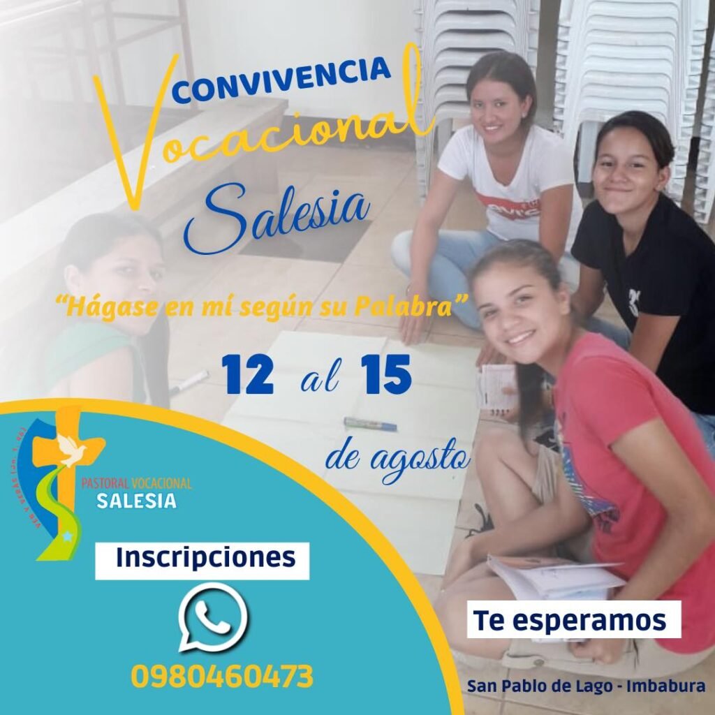 Convivencia Vocacional Salesia - Agosto 2022